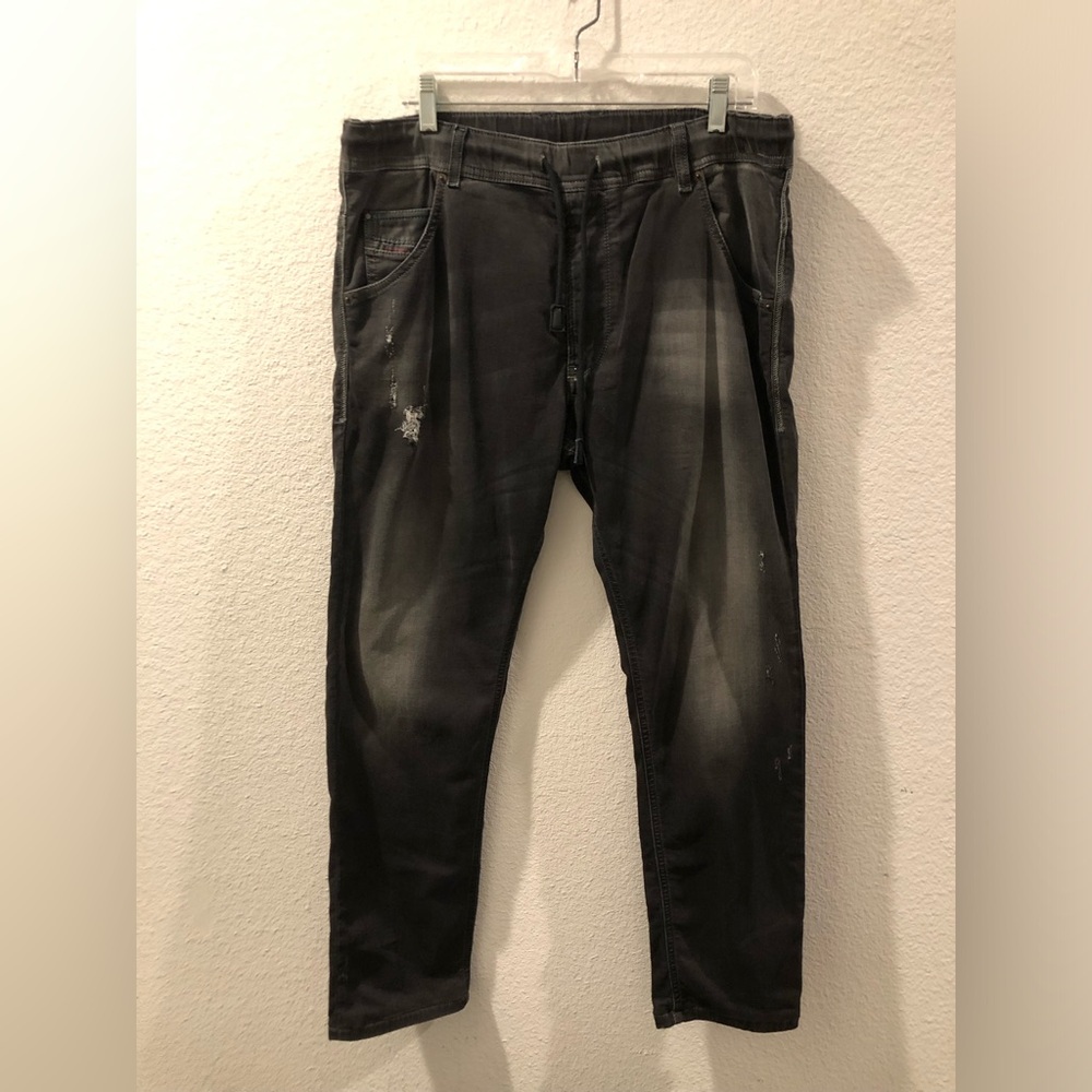 Diesel Men's Charcoal Skinny Jeans